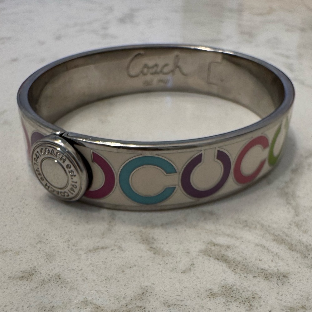 Coach Multicolor Bangle Bracelet